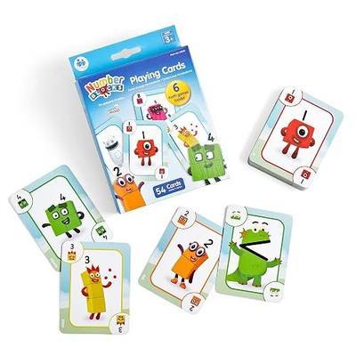 hand2mind Numberblocks Playing Cards, Travel Card Games for Kids, Counting Toys, Kindergarten Math Manipulatives, Preschool Learning Activities, Indoor Recess Games for Classroom, Kids Birthday Gift