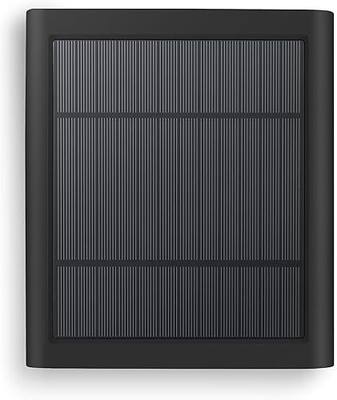 Paodekua 1 Pack 4W Solar Charger for Ring Spotlight & Stick Up Outdoor Cam, Black, High Efficiency, 10FT/3M Long Cable with USB-C to Ring Barrel Plug