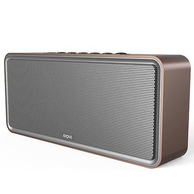 DOSS SoundBox XL 32W Bluetooth Speaker for House 丨 2.1 Channel with Subwoofer, TWS Wireless Pairing,Daul DSP, Room-Filling Sound Support AUX,TF Speaker for Home - Gold
