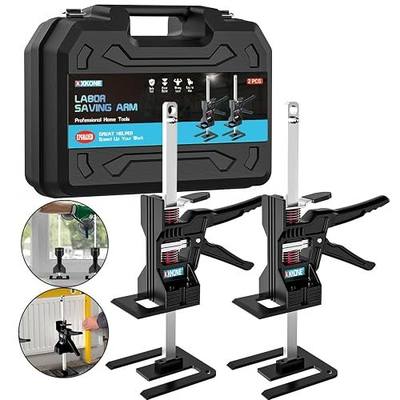 Labor Saving Arm Jack(2 Pcs),Height Lifting Device with Storage Case | For Light or Heavy Lifting: Door, Window, Panel Lifting, Tile Positioning, Cabinet Jacking etc
