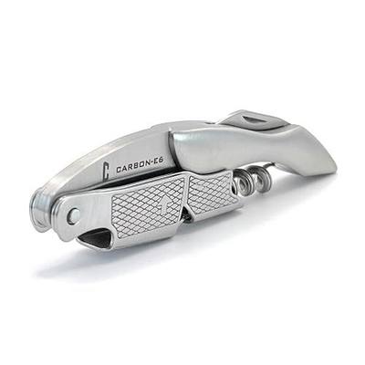 Professional Waiter's Corkscrew Wine Bottle Opener (The ultimate wine key for bartenders, servers, sommeliers, connoisseurs, enologists, and all wine enthusiasts)