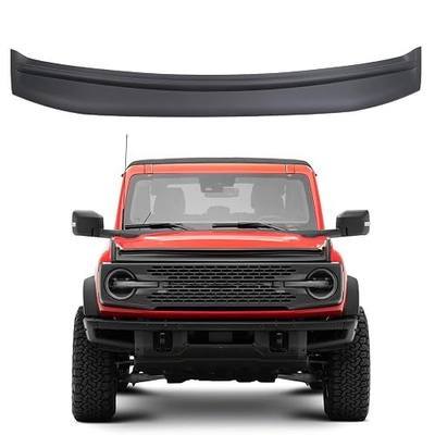 Hood Protector Bug Deflector Fits for Ford Bronco 2/4-Door 2026 2025 2024 2023 2022 2021 Hood Shield, Stone Guard, Bug Shield, Rock Guard, Black (Not for Bronco Raptor/Sport)