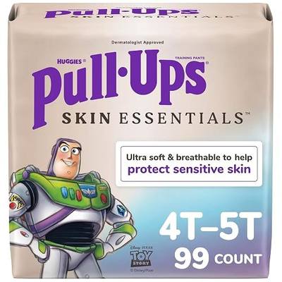Pull-Ups Boys' Skin Essentials Potty Training Pants, Training Underwear, 4T-5T (38-50 lbs), 99 Ct (3 Packs of 33)