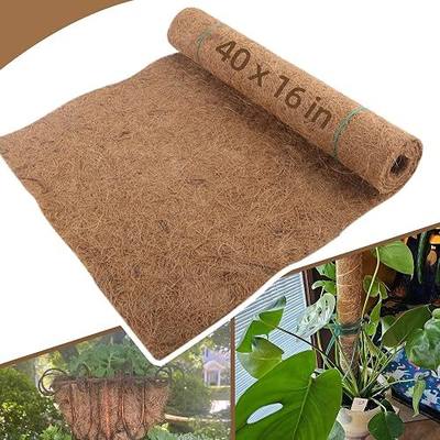 Coco Liner Roll 16x40 inch -Natural Coconut Fiber Mat for Hanging Baskets,Planter Window Box, Garden Decoration, Animal Pet Pad Liner