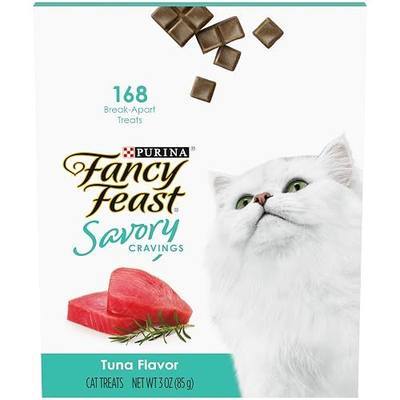 Purina Fancy Feast Savory Cravings Tuna Flavor Limited Ingredient Soft Cat Treats