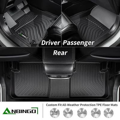 ANBINGO® Floor Mats for Mazda 3 Hatchback/Sedan 2014-2018, All Weather TPE Car Full Set Floor Liners Custom for Mazda 3 Hatchback/Sedan 2014 2015 2016 2017 2018 Accessories