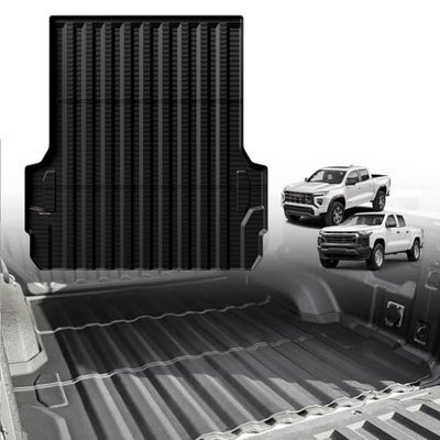 TripleAliners Truck Mat Compatible with 2015-2022 Chevy Colorado/GMC Canyon 5FT Accessories, Truck Bed Mat Heavy Duty Custom Fit All Weather Protection TPE Pickup Liner