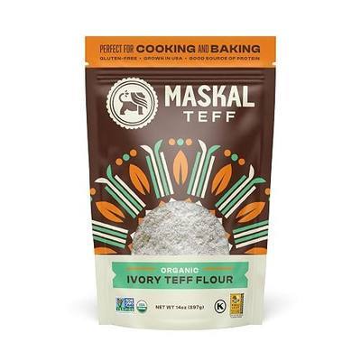 Maskal Teff Organic Ivory Teff Flour, 14 Ounce