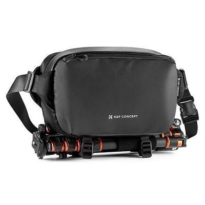 K&F CONCEPT Camera Sling Bag Crossbody Bag Waterproof Camera Shoulder Backpack DSLR/SLR/Mirrorless Camera Case