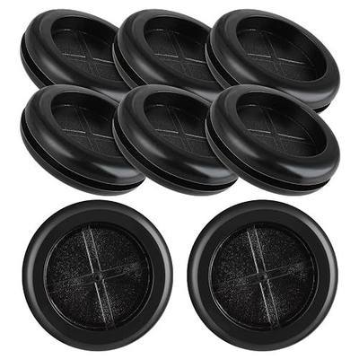 6 Pcs Rubber Grommets for Wiring, 1-1/2"Drill Hole, 1-3/16" ID, Rubber Cable Grommet Rubber Wire Grommets Protector Firewall Grommets Double-Sided Round Rubber Hole Plugs Grommets