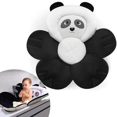PandaEar Baby Bath Pad, Soft Infant Bath Seat Cushion for Sink & Tub | Panda Shape Design, Soft Foam Cushion, Newborn Bath Support, Non-Slip Bottom, Machine Washable