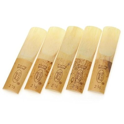 Alto Saxophone Reeds Strength 2.5, 10-Pack - Professional Quality Cane for Students & Beginners, Consistent Sound & Easy to Play, Includes Individual Case (Compatible with Alto Sax)