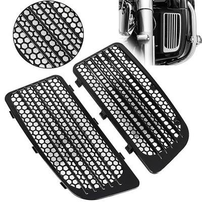 Radiator Grille Cover Lower Engine Cooler Guard Kit for Harley Touring Street Glide Electra Glide Road Glide Tri Glide Road King FLHTK FLHTKL FLTRU FLTRUSE FLHXSE 2014-2023, Black