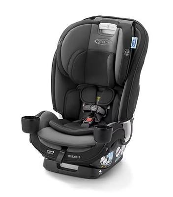 Graco True3Fit LX 3-in-1 Slimfit Car Seat, Rear Facing, Forward Facing to Highback Booster Car Seat, ft. Anti-Rebound Bar - Gotham