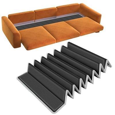 Heavy Duty Couch Cushion Support Board to Fix Sagging Sofas, 17"x66" Sofa, Thick Boards Add Strong Seat Supports, Stays in Place, Replacement Stuffing Under Couches, Black