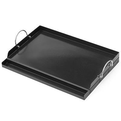 Onlyfire Universal BBQ Griddle with Handles for Most Grills, Ceramic Coated Non-stick Flat Top Griddle for Outdoor Cooking, 18"L x 12.6"W x 2.8"H "