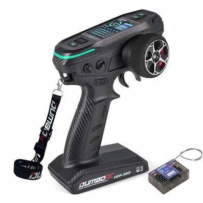 DDF-350 with P10F RC Radio Transmitter and Receiver 10 Channel HD Screen 10CH Remote Controller for RC Car Truck Crawler Boat Tank
