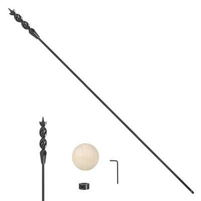 Flexible Drill Bit for Wire Pulling with Guide Ball Kit,3/4 in. x (4.5 FT) 54 in. Long Flex Drill Bits for Wood,Auger Head Installer Drill Bit, Fish Bit for Pulling Wires in Walls