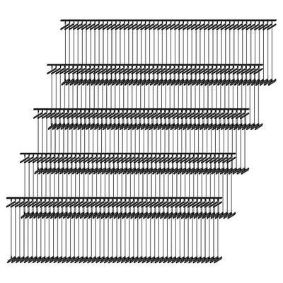 5000 Pieces Standard Tagging Fasteners Standard Tag Pins Plastic Regular Garment Clothing Price Tag Label Standard Tagging Barbs (Black, 1 Inch)