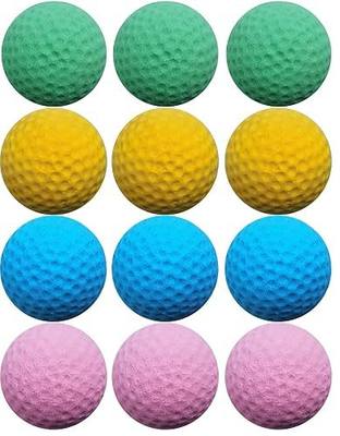 Cat Golf Balls for Indoor Kitten Toys - Interactive Sponge Foam Soccer Balls (Mixed)