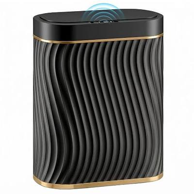 Ogikey Bathroom Small Trash Can with Automatic Touchless Lid, 2.6 Gallon Smart Garbage Can Narrow Waterproof Trash Bin for Bedroom, Office, Living Room