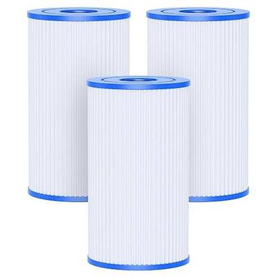 AQUALTRA Pool Filter B Compatible with 29005E Easy Set Swimming Pool Filter Cartridge, 10" x 5 3/4" Above Ground Pool Filters 3 Pack