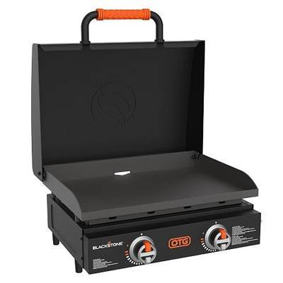 Blackstone OTG Outdoor Tabletop Griddle with Built-in Hood, Black, 22 Inch | Portable Grill Appliance for Camping, Tailgate Grilling, and On-the-Go Kitchen Cooking