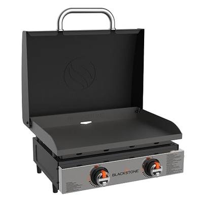 Blackstone 2205 Original 22” Omnivore Tabletop Griddle with Hood, Powder Coated Steel, Black