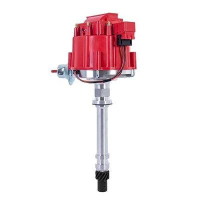 Racing Hei Distributor Compatible for Chevy C10 GMC SBC BBC Small Block w/ 65k Coil 7500RPM 305 454 350 400 Red Cap and Rotor kit Replacement 850001R