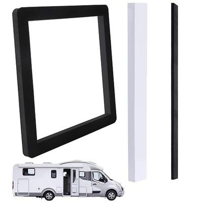 One-piece Seamless RV Roof Air Conditioner Gasket Kit-Universal 14x14in Camper Roof A/C Accessories,Waterproof Compression Seal Insulation with Leveling Pads