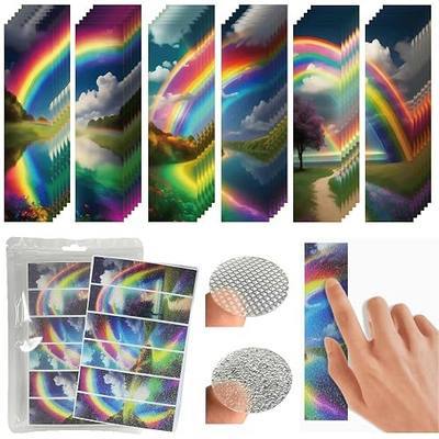 48Pcs Calm Strips for Anxiety Sensory Stickers, Stress Relief Stickers for Boys and Girls, Anxiety Relief Cute Antistress Sensory Strips (Heaven, Gravel and Diamond Texture)