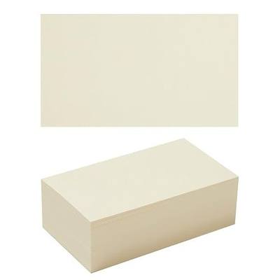 50 Sheets Blank Cardstock Paper 250 GSM, Cream, 3x5 inches | Thick Heavy Cards Stock, For DIY Art Projects, Card Making, Postcards, Greeting Cards, Party Invitations