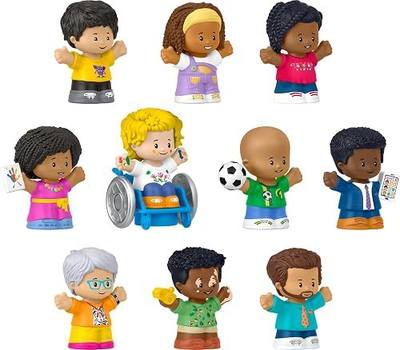 Fisher-Price Little People Classroom Figures | 10-Piece Set for Preschool Pretend Play, Toddler Toy for Kids Ages 1+ Years (Amazon Exclusive)