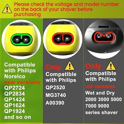 BENSN 5V 1A Charger Compatible with Philips Norelco One Blade QP2724 QP2834 QP1924, Fit for Phillips QP6542 QP6552 QP4631 QP6507 QP6552 QP4530 MG5910 MG7910 MG9510 Electric Trimmer Charging Cord