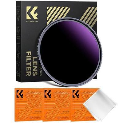 K&F CONCEPT 67mm ND1000000(20 Stops) ND Lens Filter with 28 Multi-Coated | High Definition Waterproof Scratch-Resistant Fixed Neutral Density Camera Lens Filter (Nano X Series) FN707