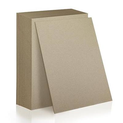 25 Sheets 12.5x10" Book Board 2 mm 80 PT for Book Binding Thick Grey Board for Bookbinding,Box Making. Chip Board for Supporting Back Board Sheet