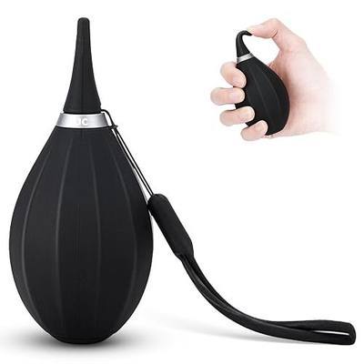 JJC Soft-Tipped Nozzle Air Blower Blaster for Digital SLR Mirrorless Camera Sensor CCD CMOS Lens Filter, Camera Lens Blower with Lanyard for Outdoor Travel Cleaning