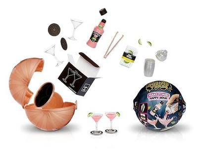 Make It Mini Happy Hour Mini Collectibles - MGA's Miniverse, Blind Packaging, DIY, Resin Play, Replica Cocktails, NOT Edible, Collectors, 21+