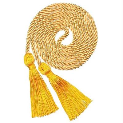 ONUPGO Gold Graduation Honor Cords, 68" Graduation Cord for 2026, Rayon Braided Tassel Cord Polyester Yarn Long Robe Honor Rope for Graduation Students, Bachelor Gown
