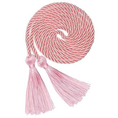 ONUPGO Pink Graduation Cord, 68“ Graduation Honor Cords, 2026 Rayon Braided Tassel Cord Long Robe Honor Rope for College Graduation Students and Bachelor Gown
