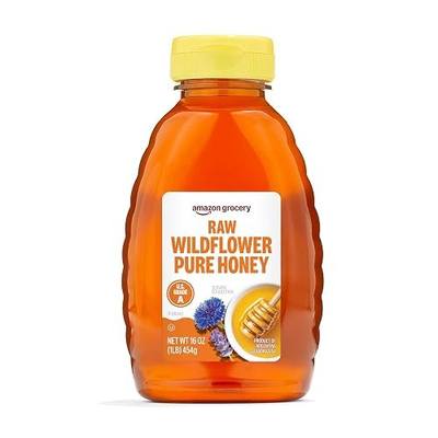 Amazon Grocery, Raw Wildflower Pure Honey, 16 Oz