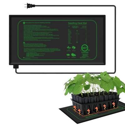 Seedling Heat Mat for Seed Starting, 10" x 20.75" 21W Waterproof Heating Pad for Indoor Tray Plants,Safe & Durable Warm Mats for Hydroponics Germination
