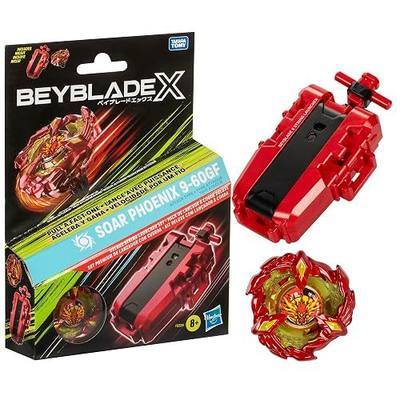 Beyblade X Soar Phoenix 9-60GF Deluxe String Launcher Set with Attack Type Right-Spinning Top Toy; Great Gift for 8 Year Old Boys and Girls
