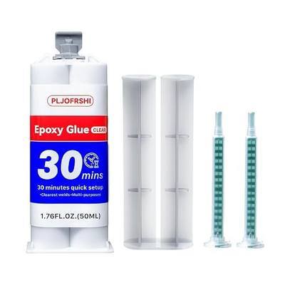 PLJOFRSHI Clear ab Epoxy Glue ,Multipurpose epoxy Resin Adhesive for Repairing Plastic, Metal, Ceramics, Wood,Fishing rods etc,It is the Best Waterproof Plastic Welding Repair Glue(1)