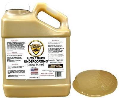 Woolwax Lanolin Auto Truck Undercoating - Solvent Free - 2+ Year Corrosion Protection.1-Gallon Jug. New Package. Same trusted formula. U.S.A. Made Color: STRAW