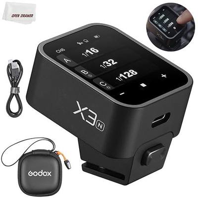 Godox X3N Trigger - Touch Screen TTL Wireless Flash Trigger With TCM Conversion, Built-In 3.7V 850mAh Li-Ion Battery, Approx 7 Days Standby For Nikon Cameras
