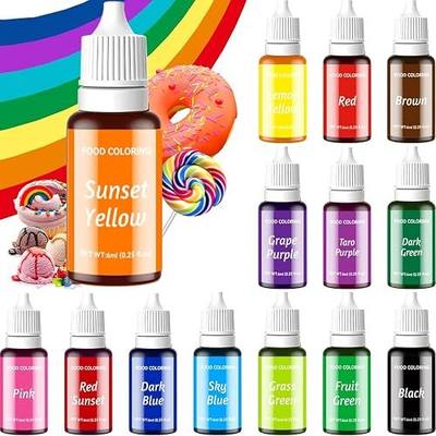 Food Coloring Liquid Set - KATSPRO 14 Colors Food Grade Concentrated Food Coloring for Baking Icing Cake Decorating Cookie Fondant, Food Color Dye for Easter Egg and DIY Supplies Kit