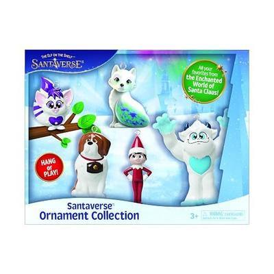The Elf on the Shelf Ornament Collection 5-Figure Set | Includes five collectible hang-or-play ornaments, including two new North Pole Pals.