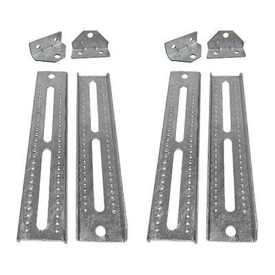 A.A 12" Galvanized Swivel and Top Bunk Bolster Bracket for Boat Trailer, Heavy Duty (4 Pack)