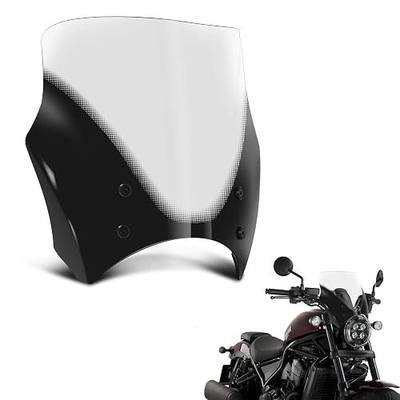 Motorcycle Windshield Spoiler Wind Deflector Air Deflector Windscreen for Rebel 1100 / Rebel 1100 DCT 2021-2024
